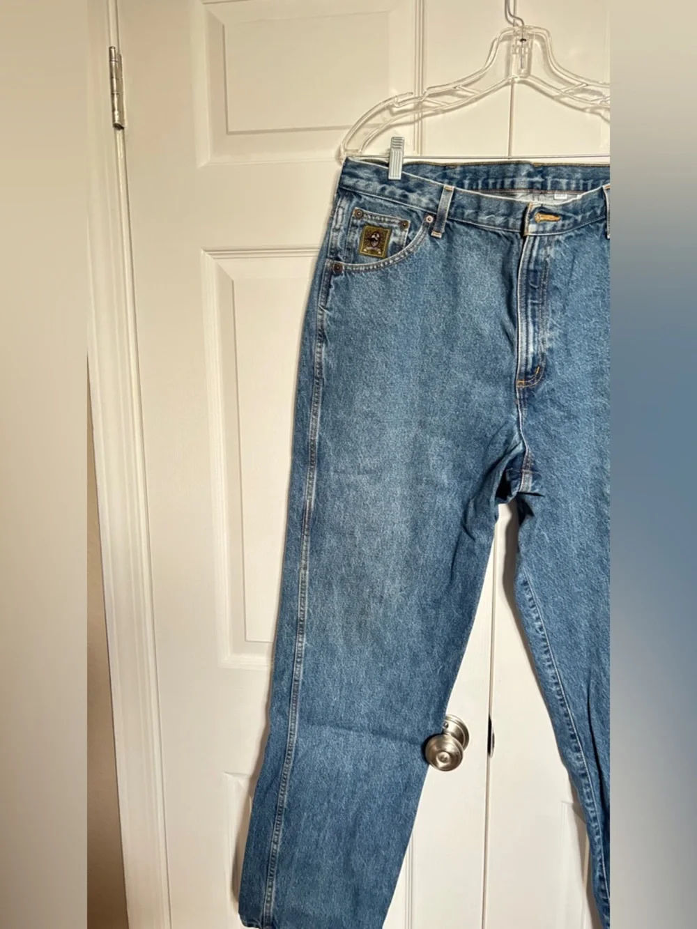 Cinch Jeans Mens 38x34 Straight Leg Blue Denim Western Cowboy Workwear
